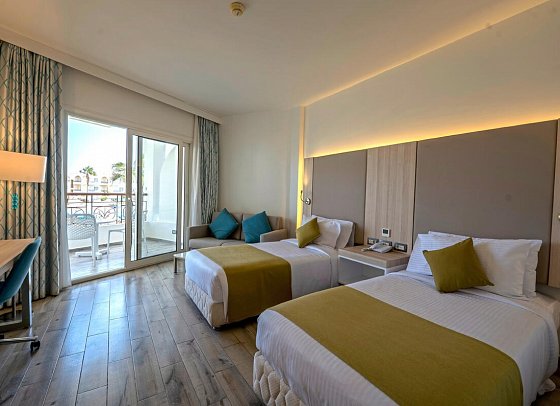 JAZ Palmariva Beach - Wohnbeispiel Doppelzimmer Deluxe Poolblick (Zimmercodierung DDP)