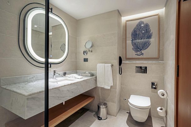 Sheraton Soma Bay Resort - Beispiel Bad (Zimmercodierungen DB1, DC1, D1G, DCG, D1N, DCN, DE1, DBG, DBN & DBM)