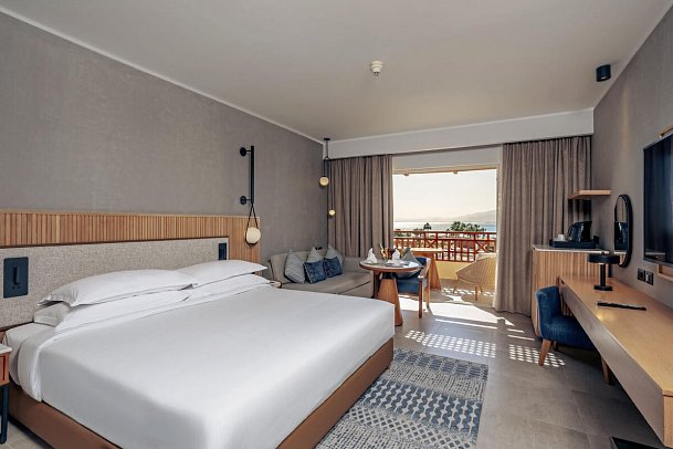 Sheraton Soma Bay Resort - Wohnbeispiel Doppelzimmer Meerblick (Zimmercodierungen D1M, DCM & DBM)