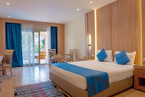 Sentido Caribbean World Soma Bay - Wohnbeispiel Doppelzimmer Swim Up Gartenblick (Zimmercodierung D1Q)