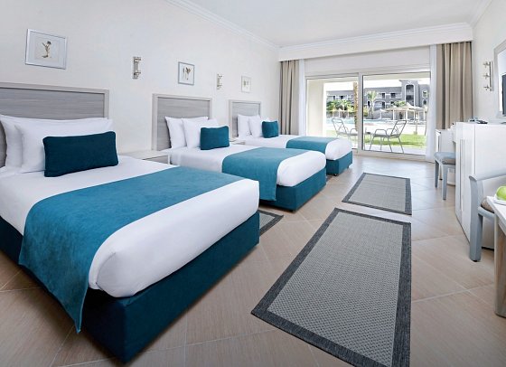 JAZ Soma Beach - Wohnbeispiel Familienzimmer Superior Poolblick (Zimmercodierung FSP)