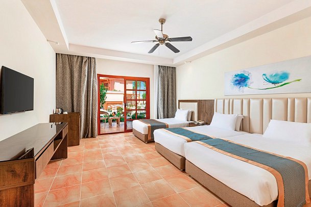 Pickalbatros Jungle Aqua Park Resort - Neverland Hurghada - Wohnbeispiel Doppelzimmer Standard Gartenblick (Zimmercodierungen DGG, UGG, DCG, DFG & EFG)