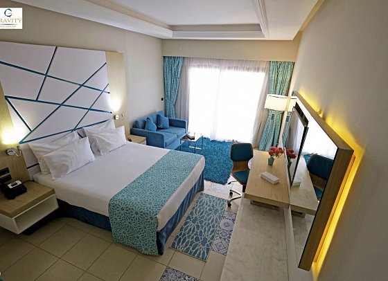 Gravity Hotel & Aquapark Sahl Hasheesh - Wohnbeispiel Doppelzimmer Superior (Zimmercodierungen DSG, DCG, DSM & DCM)