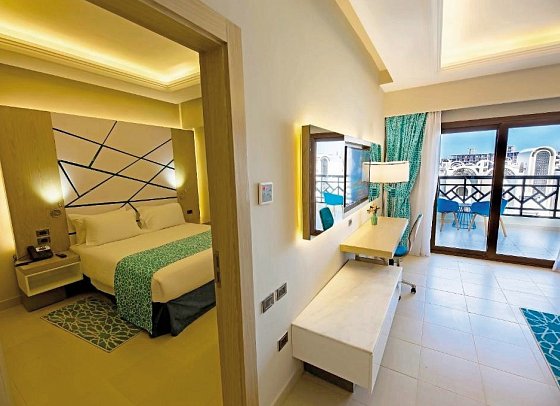 Gravity Hotel & Aquapark Sahl Hasheesh - Wohnbeispiel Familienzimmer (Zimmercodierungen F1M & F1G)