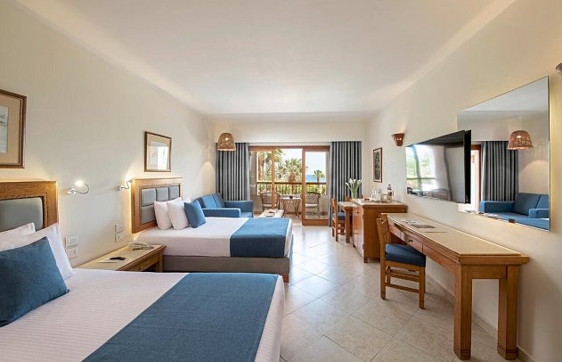 Fort Arabesque - The West Bay - Wohnbeispiel Doppelzimmer Premium Meerblick (Zimmercodierungen DMM & DSM)