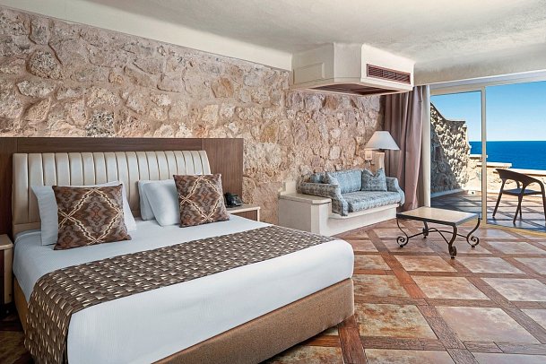 Pickalbatros Citadel Resort - Wohnbeispiel Doppelzimmer Standard Meerblick (Zimmercodierungen DGM, DCM, DFM & DC2)