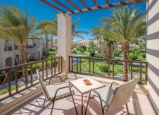 Iberotel Makadi Beach - Beispiel Balkon (Zimmercodierungen DSG & DCG)