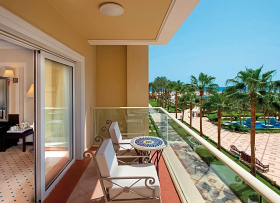 Premier Le Rêve Hotel & Spa - Beispiel Balkon Doppelzimmer Poolblick (Zimmercodierungen DBP & DGP)