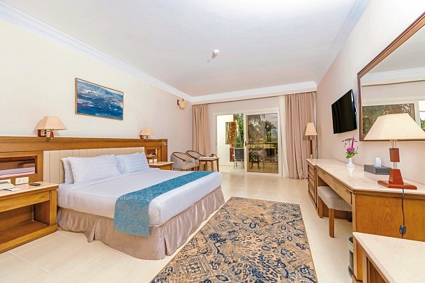 Serenity Alpha Beach - Wohnbeispiel Doppelzimmer Superior Gartenblick (Zimmercodierungen D6G, DCG, DFG & DC2)