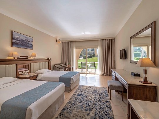 Serenity Alpha Beach - Wohnbeispiel Doppelzimmer Superior Gartenblick (Zimmercodierungen D6G, DCG, DFG & DC2)