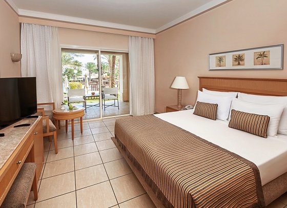 JAZ Makadi Star & Spa - Wohnbeispiel Doppelzimmer Superior Gartenblick (Zimmercodierungen DSG & DCG)