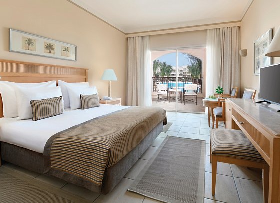 JAZ Makadi Star & Spa - Wohnbeispiel Doppelzimmer Superior Poolblick (Zimmercodierungen DSP & DCP)
