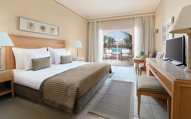 JAZ Makadi Star & Spa - Wohnbeispiel Doppelzimmer Superior Poolblick (Zimmercodierungen DSP & DCP)