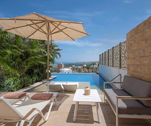 Fort Arabesque - The Villas - Wohnbeispiel Swim Up Sea View Villa (Zimmercodierungen V1Q & V1M)