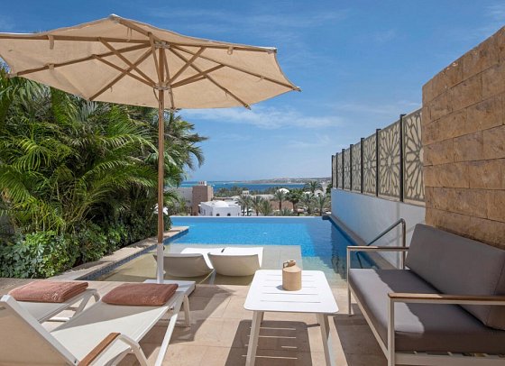 Fort Arabesque - The Villas - Wohnbeispiel Swim Up Sea View Villa (Zimmercodierungen V1Q & V1M)