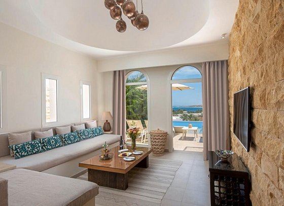 Fort Arabesque - The Villas - Wohnbeispiel Swim Up Sea View Villa (Zimmercodierungen V1Q & V1M)