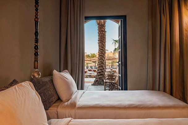 Cook's Club El Gouna - Wohnbeispiel Doppelzimmer mit Terrasse (Zimmercodierungen DG3 & D3P)