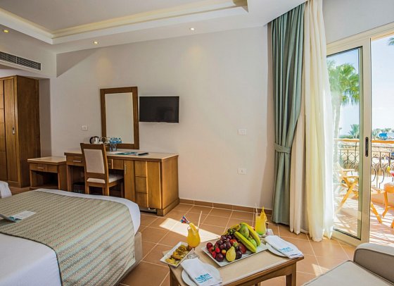 SUNRISE Aqua Joy Resort - Wohnbeispiel Doppelzimmer Gartenblick (Zimmercodierungen D1G, DCG & DG3)