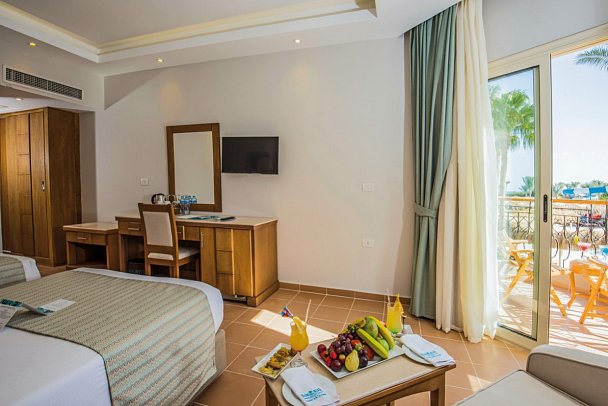 SUNRISE Aqua Joy Resort - Wohnbeispiel Doppelzimmer Gartenblick (Zimmercodierungen D1G, DCG & DG3)