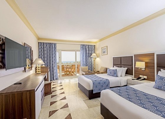 Continental Hotel Hurghada - Wohnbeispiel Doppelzimmer Deluxe Meerblick (Zimmercodierungen DDM & DC2)