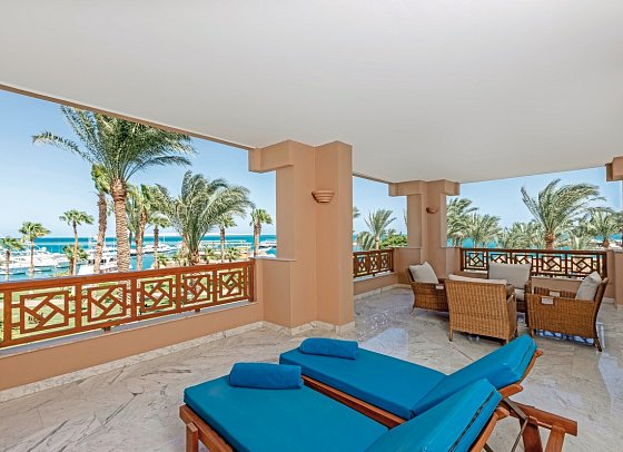 Continental Hotel Hurghada - Beispiel Balkon Suite Familie (Zimmercodierung WI2)