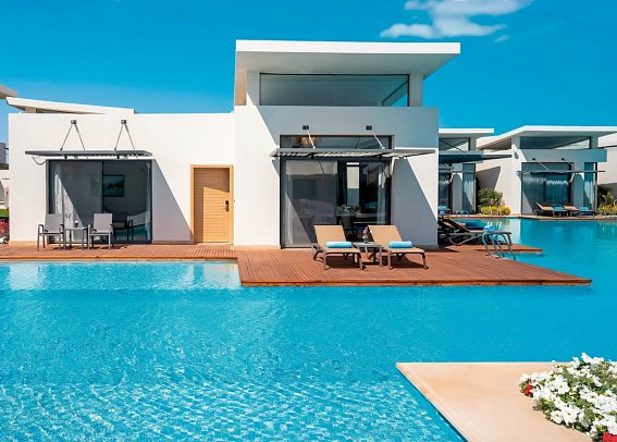 Rixos Premium Magawish Suites & Villas - Beispiel Terrasse Villa Poolblick (Zimmercodierung VBP)