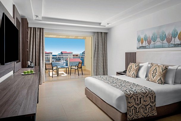 Albatros Makadi Resort - Doppelzimmer Deluxe seitl. Meerblick (Zimmercodierungen DDN & DCN)