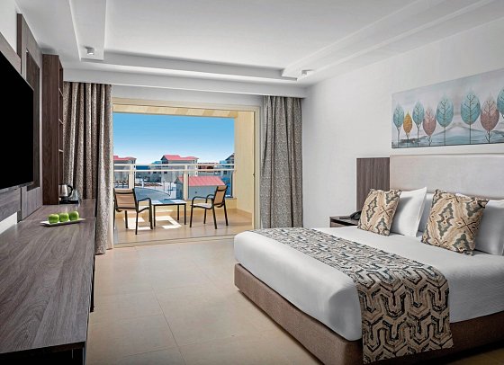 Albatros Makadi Resort - Doppelzimmer Deluxe seitl. Meerblick (Zimmercodierungen DDN & DCN)