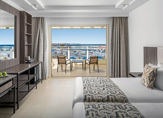 Albatros Makadi Resort - Wohnbeispiel Doppelzimmer Deluxe Meerblick (Zimmercodierungen DDM & DCM)