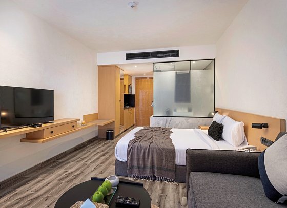 Creek Hotel & Residences El Gouna - Wohnbeispiel Creek Premium Studio (Zimmercodierungen SM1, SC3, SM2, SC4, DM2, SBB & SBI)