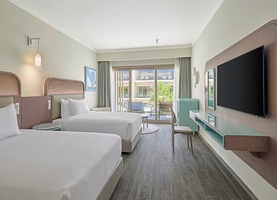 Double Tree by Hilton Mangroovy El Gouna Resort - Wohnbeispiel Doppelzimmer Superior Poolblick (Zimmercodierungen DSP, DCP, DGP & DFP)