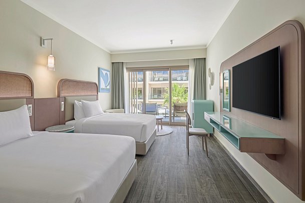 Double Tree by Hilton Mangroovy El Gouna Resort - Wohnbeispiel Doppelzimmer Superior Poolblick (Zimmercodierungen DSP, DCP, DGP & DFP)