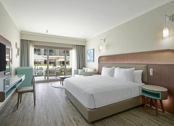 Double Tree by Hilton Mangroovy El Gouna Resort - Wohnbeispiel Doppelzimmer Superior Poolblick (Zimmercodierungen DSP, DCP, DGP & DFP)
