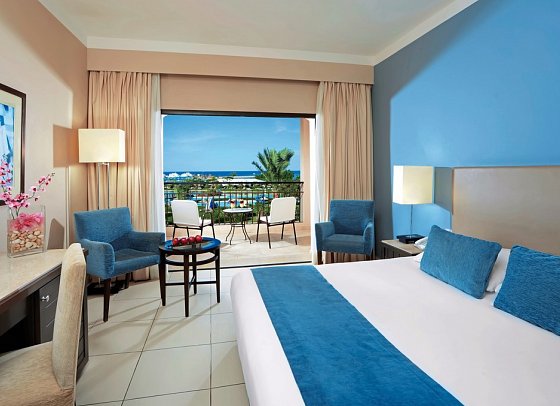 JAZ Aquamarine - Wohnbeispiel Doppelzimmer Superior Poolblick (Zimmercodierungen DSP & DCP)