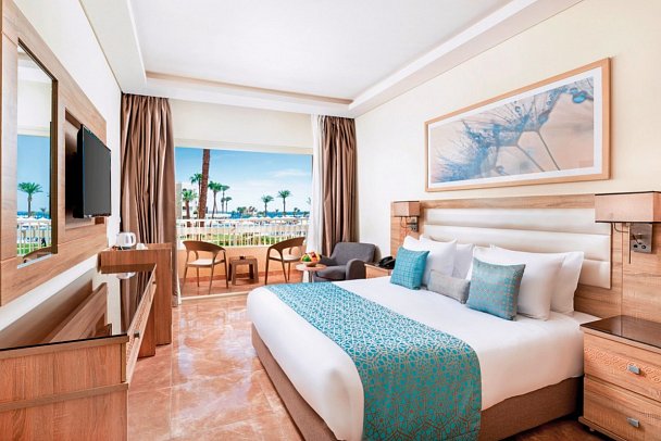 Beach Albatros Resort - Wohnbeispiel Doppelzimmer Meerblick (Zimmercodierungen DGM, D7M & UCM)