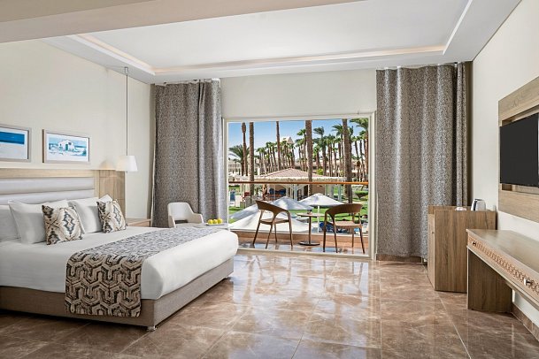 Beach Albatros Resort - Wohnbeispiel Bungalow Poolblick (Zimmercodierungen B1P & BCP)