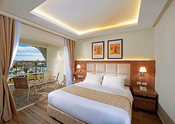 Pickalbatros Dana Beach Resort - Wohnbeispiel Doppelzimmer Superior Poolblick (Zimmercodierungen DSP & DC6)