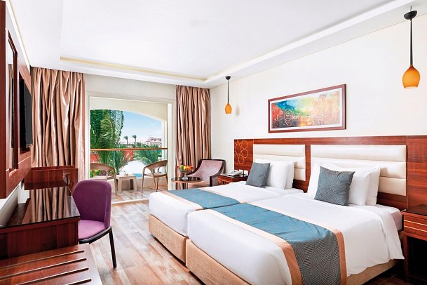 Pickalbatros Dana Beach Resort - Wohnbeispiel Familienzimmer (Zimmercodierung FVP)