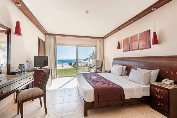 Shams Prestige Abu Soma - Wohnbeispiel Doppelzimmer Superior Meerblick (Zimmercodierungen D7M & DSM)