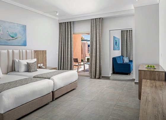 Pickalbatros Water Valley Resort - Neverland Hurghada - Wohnbeispiel Familienzimmer Premium (Zimmercodierung FM1)