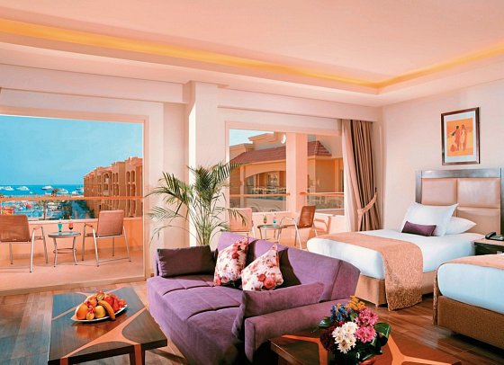 Pickalbatros White Beach Resort - Hurghada - Wohnbeispiel Juniorsuite Meerblick (Zimmercodierung J9M)