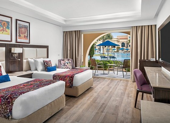Pickalbatros White Beach Resort - Hurghada - Wohnbeispiel Doppelzimmer Deluxe Poolblick (Zimmercodierungen DDP, DCP, DFP & EFP)