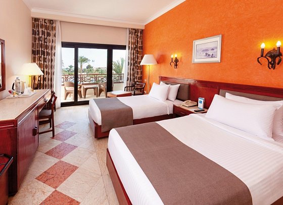 Pharaoh Azur Resort - Wohnbeispiel Doppelzimmer Standard Poolblick (Zimmercodierungen DGP & DCP)