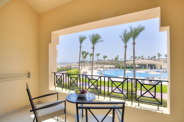Cleopatra Luxury Resort Makadi Bay - Wohnbeispiel Doppelzimmer Premium Poolblick (Zimmercodierungen DMP & DCP)