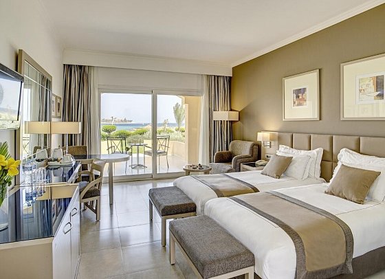 Cleopatra Luxury Resort Makadi Bay - Wohnbeispiel Doppelzimmer Premium Meeresfront (Zimmercodierung DMO)