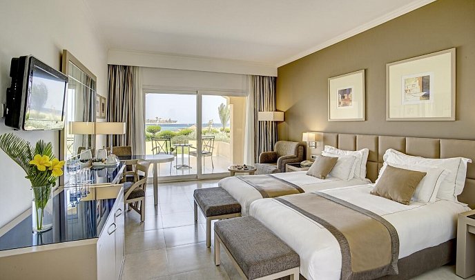 Cleopatra Luxury Resort Makadi Bay - Wohnbeispiel Doppelzimmer Premium Meeresfront (Zimmercodierung DMO)