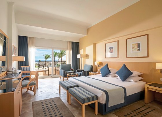 Cleopatra Luxury Resort Makadi Bay - Wohnbeispiel Doppelzimmer Meerblick (Zimmercodierungen D7M, DCM & DMM)