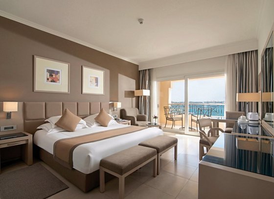 Cleopatra Luxury Resort Makadi Bay - Wohnbeispiel Doppelzimmer Premium Meeresfront (Zimmercodierung DMO)
