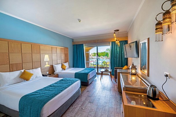 Prima Life Makadi Resort - Wohnbeispiel Doppelzimmer Standard Gartenblick (Zimmercodierungen DGG & DC1)