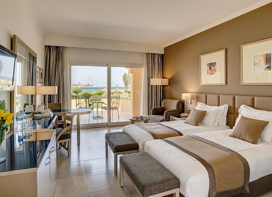 Cleopatra Luxury Beach Resort Makadi Bay - Wohnbeispiel Doppelzimmer Premium (Zimmercodierungen DSO, DB1, UDM, DMG, DMM & DMO)
